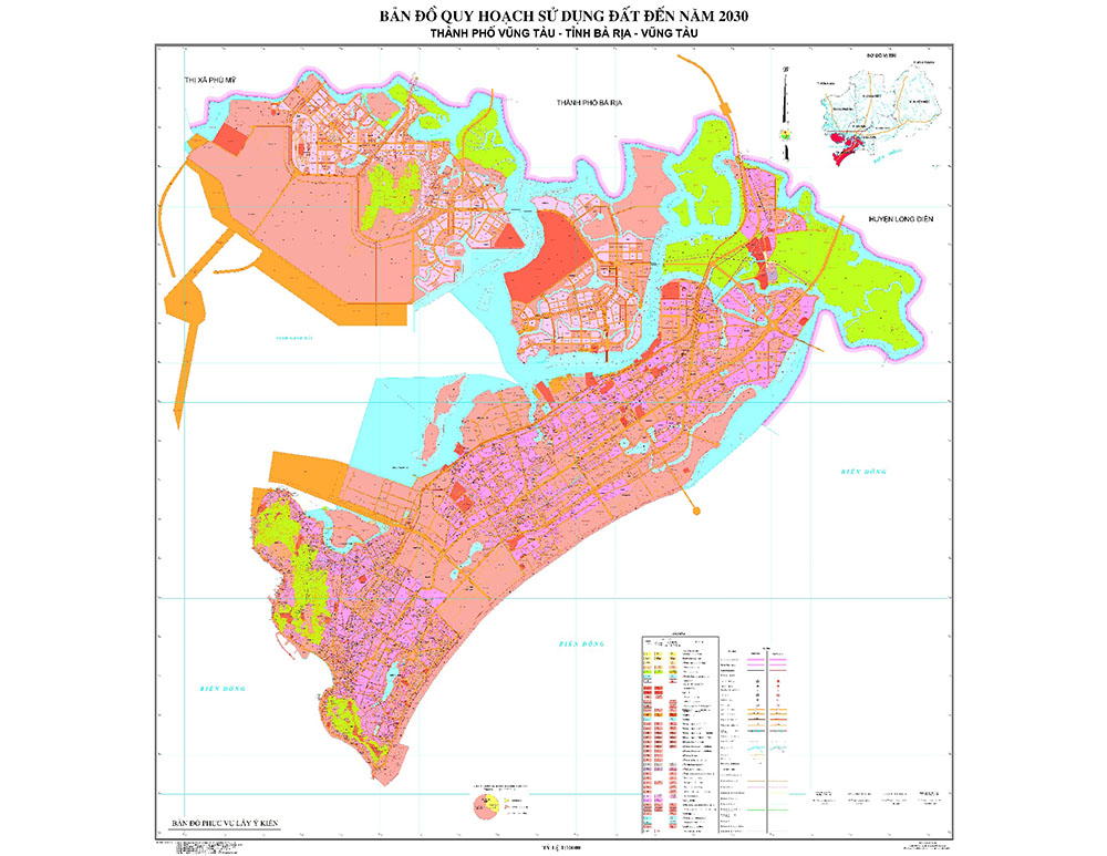 Bản đồ quy hoạch thành phố Vũng Tàu (Bà Rịa - Vũng Tàu) 