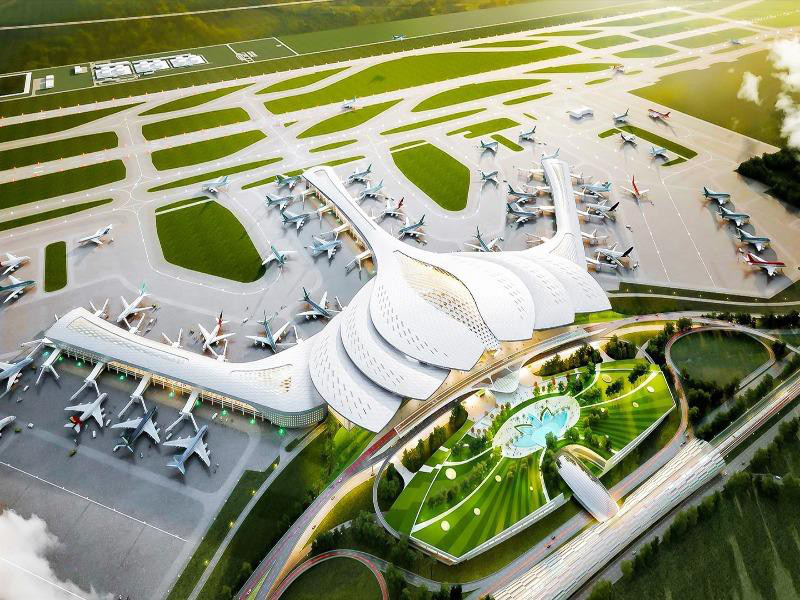 Nhà ga sân bay Long Thành chính thức khởi công