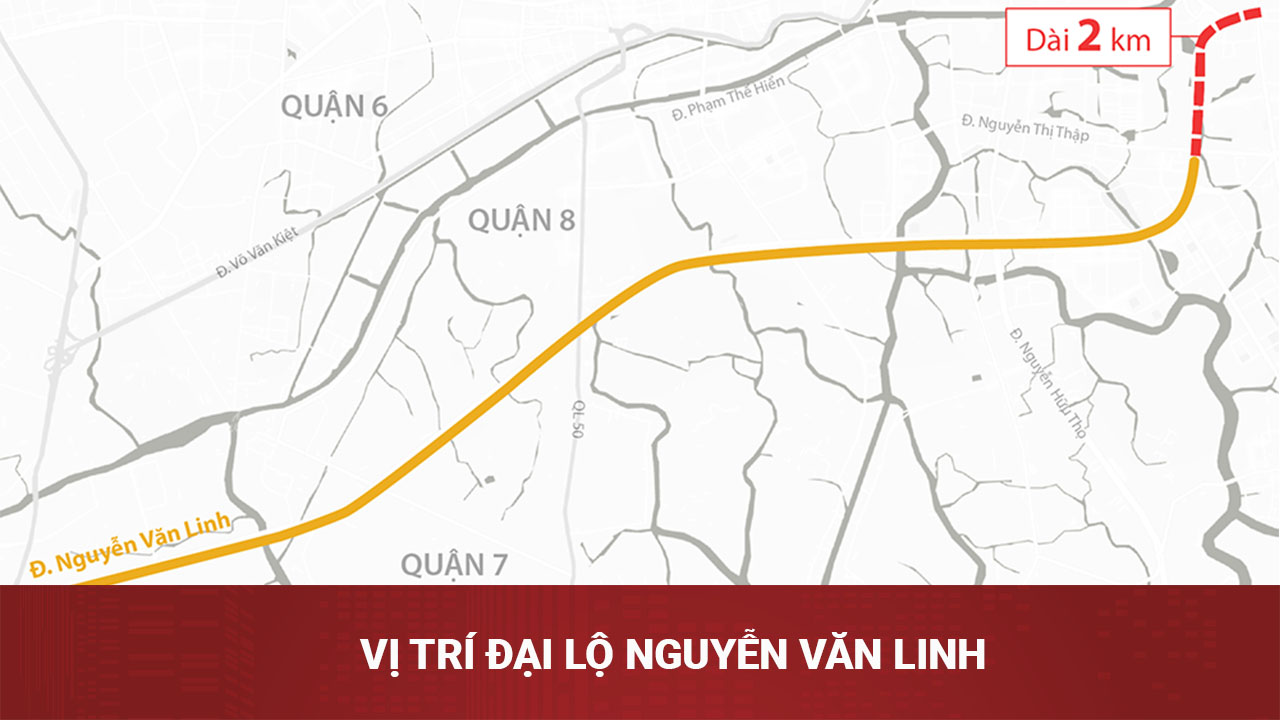 Thông tin về đại lộ Nguyễn Văn Linh